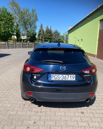 Mazda 3 cena 48600 przebieg: 101000, rok produkcji 2014 z Poniec małe 106